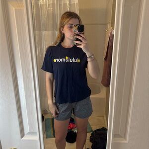 lululemon true navy lemon shirt